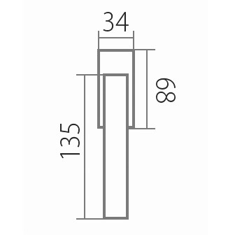 Ablakszerelvények TWIN BLADE P1500 HR RO - 4 pólusú 45 mm (XR)