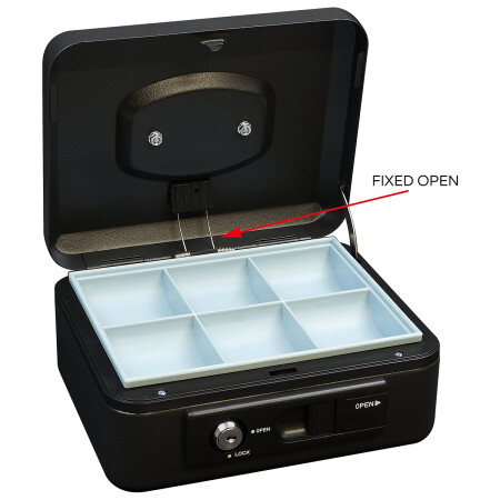 Acél pénzszekrény karral RICHTER LC.200 (matt fekete)