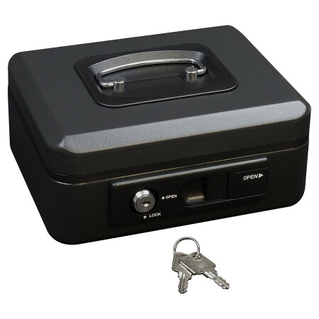 Acél pénzszekrény karral RICHTER LC.200 (matt fekete)