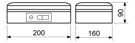 Acél pénzszekrény karral RICHTER LC.200 (matt fekete)