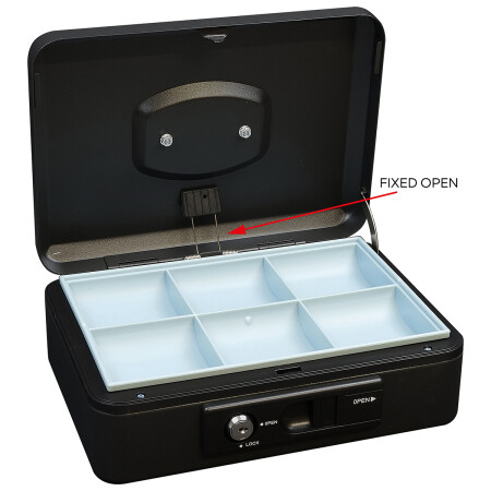 Acél pénzszekrény karral RICHTER LC.250 (matt fekete)