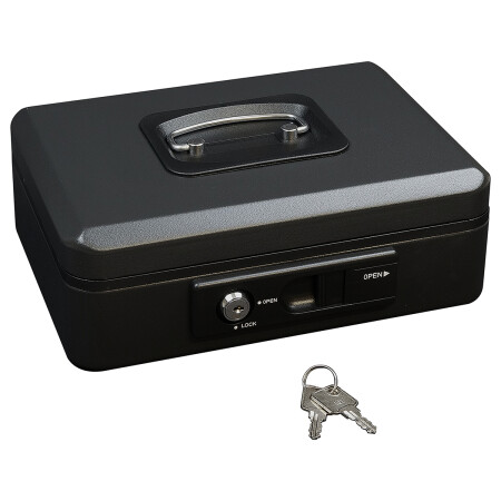 Acél pénzszekrény karral RICHTER LC.250 (matt fekete)