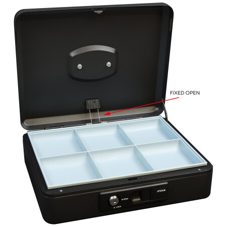 Acél pénzszekrény karral RICHTER LC.300 (matt fekete)