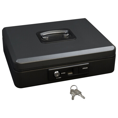 Acél pénzszekrény karral RICHTER LC.300 (matt fekete)