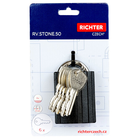 Acél lakat kengyeles borítással RICHTER RV.STONE.50