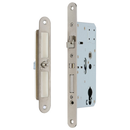 RICHTER bevésőzáras önzáró zár pánikfunkcióval "E", golyós/kilincs szerelvényekhez.Z.302-SZ.PA.KO.72/55/20.PL