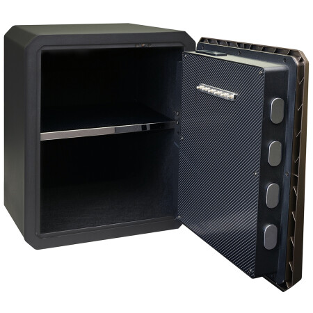 Acél széf elektronikus zárral, kóddal és ujjlenyomattal RICHTER RS.45.LUX.FIN