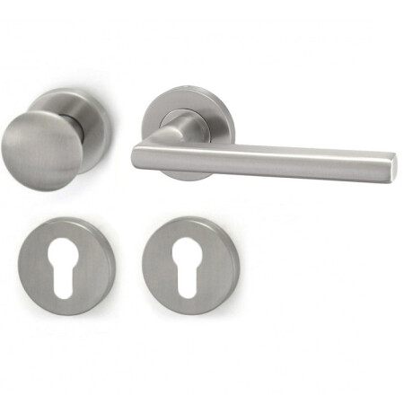 HOLAR MT 13 ajtóvasalat golyóval és rozettával (rozsdamentes acél)