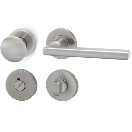 HOLAR MT 13 ajtóvasalat golyóval és rozettával (rozsdamentes acél)