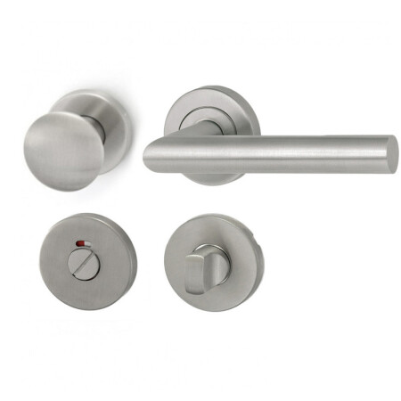 HOLAR MT 00 ajtóvasalat golyóval és rozettával (rozsdamentes acél)