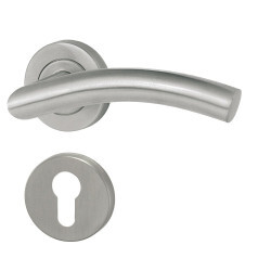 HOLAR ajtóvasalat kerek rozettával MT 05 (rozsdamentes acél)