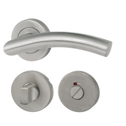 HOLAR ajtóvasalat kerek rozettával MT 05 (rozsdamentes acél)