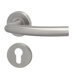 HOLAR ajtóvasalat kerek rozettával MT 06 (rozsdamentes acél)