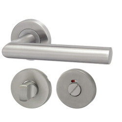 HOLAR ajtóvasalat kerek rozettával MT 11 (rozsdamentes acél)