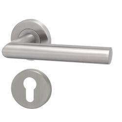 HOLAR ajtóvasalat kerek rozettával MT 11 (rozsdamentes acél)