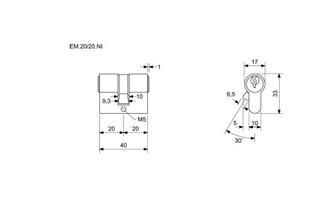 Richter EURO MINUS RC1 hengeres épületbetét