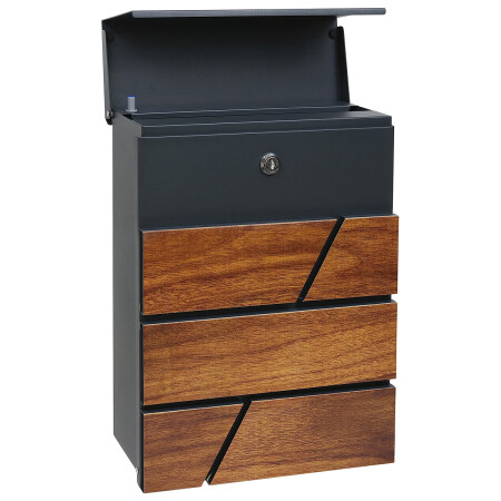 Postaláda RICHTER BK.524.WO.AM (matt antracit fa mintával)