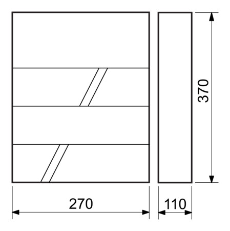 Postaláda RICHTER BK.524.WO.AM (matt antracit fa mintával)
