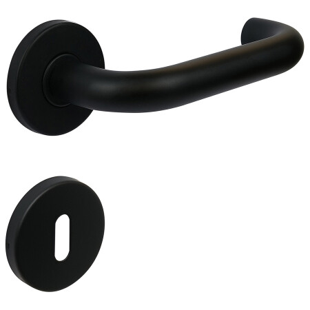 Ajtóvasalatok RICHTER RK.U-FORM (fekete)