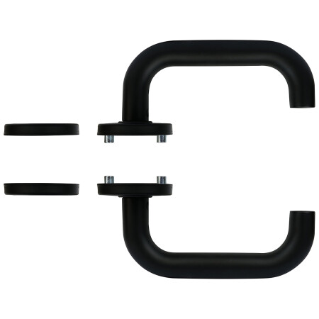 Ajtóvasalatok RICHTER RK.U-FORM (fekete)