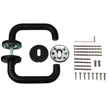 Ajtóvasalatok RICHTER RK.U-FORM (fekete)