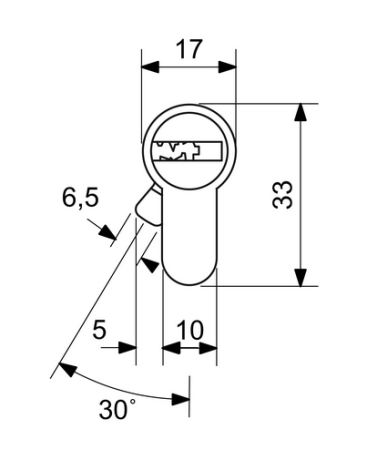 RICHTER EURO XSTAR R4 biztonsági zárbetét