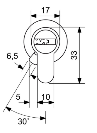 RICHTER EURO XSTAR RC4 hengeres biztonsági gombbetét
