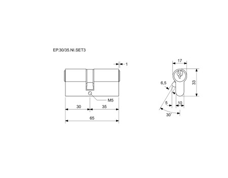 3 darabos Richter EURO Plus hengerbetét készlet SET3