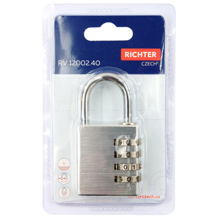 Richter RV.12002.40.STR alumínium kódos lakat