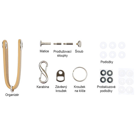 Richter bőr kulcstartó RP.ORGANIZER.HND