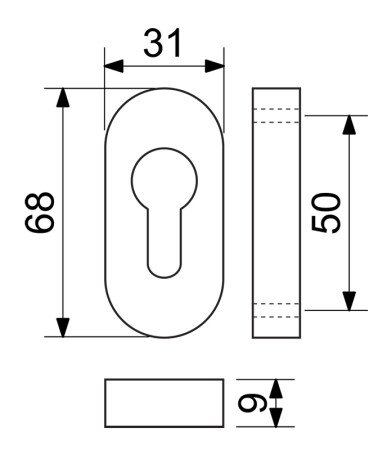 Ajtórozetta RICHTER RK.F.RO.PZ.CE