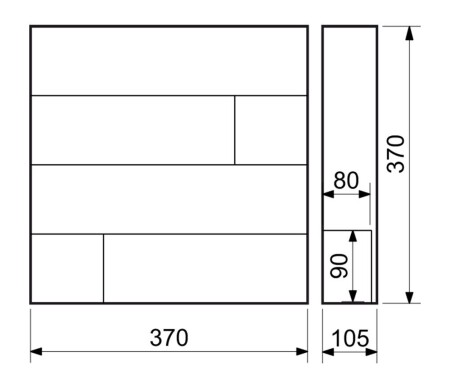 Postaláda RICHTER BK.932.AM (matt antracit)