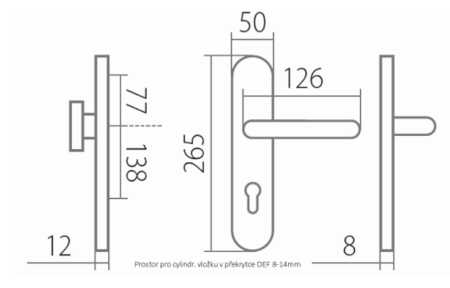 Biztonsági szerelvények TWIN DAVID/INNER HTSI P4500 DEF (XR) - burkolattal